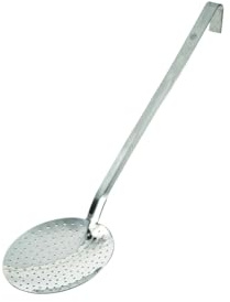 Skimmer profesional – acero inoxidable – Ø 18 cm