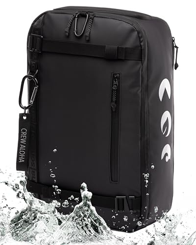 SONS OF ALOHA Wasserfester XL Rucksack AHI mit vielen Fächern Reise-Rucksack Handgepäck mit Schnell-Zugriff XL Fahrrad-Rucksack 15.6 Laptop-Fach Daypack Reisen Sport Outdoor leicht robust