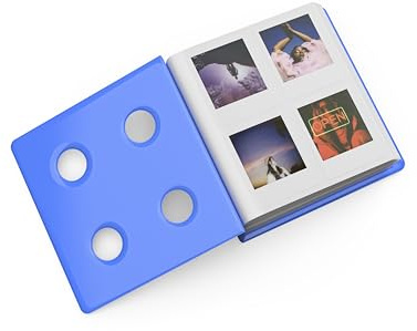 Polaroid Go Large Puffy Photo Album - Blue (6380)