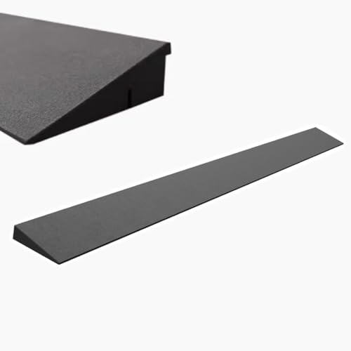 IMUNKT Ausgleichsprofil 1-6cm Hohe, Gummi Türschwellenrampe, Rollstuhlrampe Für Türen, Stufen, Badezimmer, Auffahrrampe, rutschfeste Schwellenrampe(50 * 16 * 6cm/(19.7 * 6.3 * 2.4in))