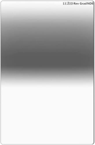 LUŽID Reverse Grad ND 100mm x 150mm ND8 MC Sunset Filter Multi-Coated Optical Glass Luzid ND 8 0.9 100 Graduated Neutral Density w Hard Shell Plastic Case