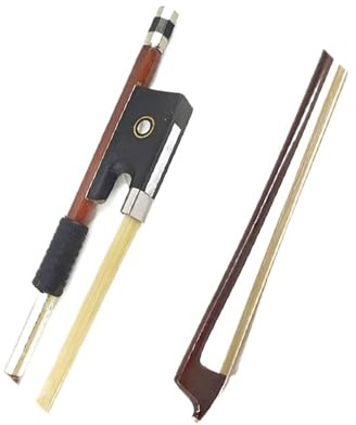 Geigenbogen zum Spielen Geigenbogen aus brasilianischem Holz Ebenholz Rundbogen Geigenzubehör(1/8)