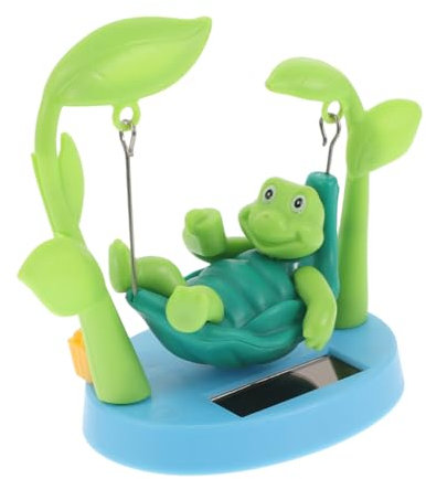Milisten Solarbetriebene Schildkröten Schaukelspielzeug Auto Ornament Aus Kunststoff Armaturenbrett Dekoration Mit Wackelndem Kopf Für Auto Innenraum Büro