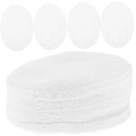 LOLIPPYY 1200 Stück Einweg Gesichtspeeling Pads Vliesstoff Oval Sanfte Porentiefenreinigung Ölregulierend für Mischhaut und Fettige Haut Reisepflege