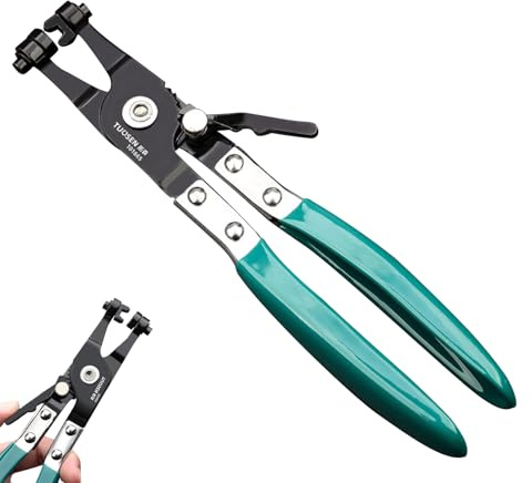 Flexible Hose Clamp Pliers - 8.66 Inches Efficient Performance, Flexible Haose Clamp Pliers Set, Long Reach Spring Wire Clip Plier Hose Claamp Plieras Remover Kit | Flexaible Spring Claamp Pliears Car
