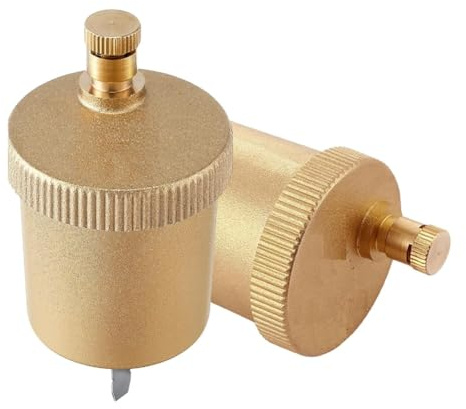 Wesafrae Válvula de Purga de Aire Automática de 1/8 de Pulgada, Paquete de 2, Válvula de Flotador para Radiadores de Agua Caliente.
