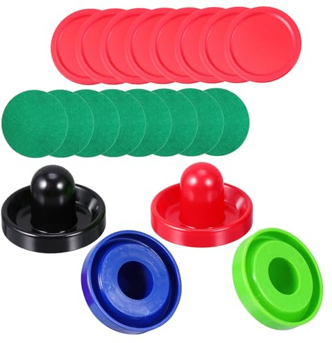 Toyvian Accessoires de Hockey Air en Plastique Léger et Résistant pour Table de Hockey Air Pousseur et Raquette Adaptés