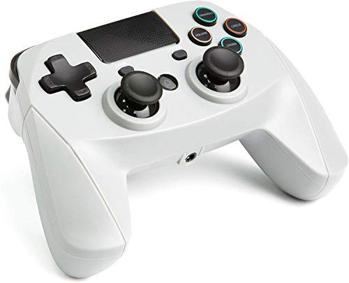 snakebyte GAMEPAD 4S – grau - Wireless Bluetooth Controller für PlayStation 4 / PS4 Slim / Pro, Analoge Dual Joysticks, PC kompatibel (Windows 7 / 8 / 10),3,5mm Kopfhöreranschluss, Touchpad