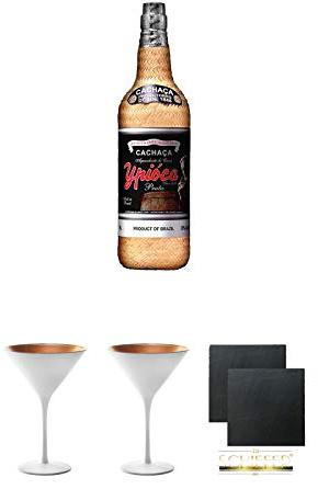 Ypioca Prata Silver Bastflasche 1,0 Liter Cocktail Set