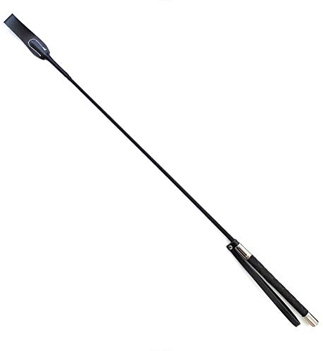 Zonster Pelle 1PC Cavallo Frusta Equestre Durevole Cavallo da Corsa Fruste Maniglia Accessori per La Casa Cavallo Picchiatore, 50 Cm