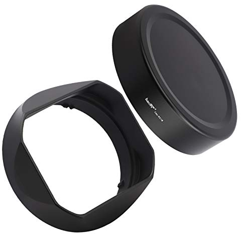 Haoge LH-RX1B Gegenlichtblende, quadratischer Metall-Bajonettschirm für Sony RX1 RX1R RX1RII Kamera und FE 35 mm F2.8 55 mm/F1,8 Objektiv