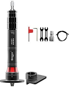 Toplionace Mini Pneumatische Anfasmaschine, Metall Entgratungs Anfaswerkzeug Handverstellbar mit 2 Original Klingen 0,1-C0,9mm (AX207S)