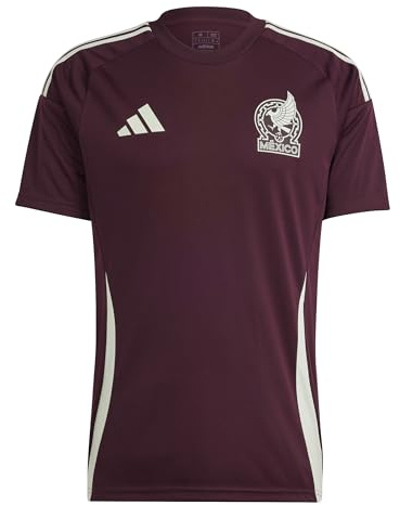 Adidas Men's Mexico Jersey, Dark Burgundy, Medium