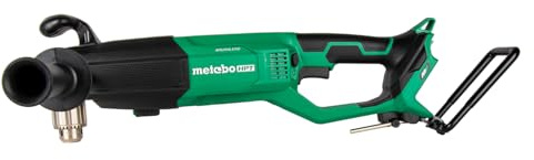 Metabo HPT 36V MultiVolt Cordless 1/2 High Power Right Angle Drill, Pro-Preferred for Electricians & Plumbers, Ergonomic Design, 2-Speed Modes, Nickel Plated Chuck, Tool Body Only, D36DYAQ4
