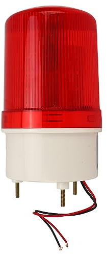 Stroboskoplichter für LKWs, Stroboskoplicht mit LED, Notlichter für Fahrzeuge, Blinklichter, Rotierendes Stroboskop, 120 DB Ton, Lichtalarm, Abs, Ip54, Warnlampe für Innen- und