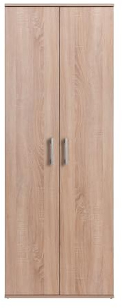 AVANTI TRENDSTORE Montanaro - Armadio Multiuso in Legno Laminato con 2 Ante a Battente e 4 Ripiani, Dimensioni 60x180x34 cm, Disponibile in 3 Colori Diversi