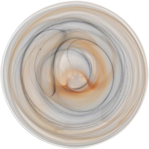 LEONARDO HOME Alabastro Teller, 1 Stück, einzigartiger Teller aus geschleudertem Alabasterglas, organische Textur, ästhetischer Kuchenteller für Desserts, Durchmesser 27,5 cm, mehrfarbig, 026792