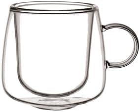 Villeroy & Boch – Artesano Hot&Cold Beverages, vaso para espresso, set de 2 vasos de doble pared para bebidas frías y calientes, 60 ml, vidrio borosilicato, apto para lavavajillas y microondas