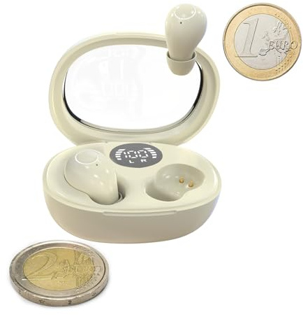 Mini Kopfhörer Bluetooth Unsichtbar True Wireless Earbuds Sleep Headphones Buds Schlafkopfhörer Seitenschläfer Bluetooth Klein Inear Kopfhörer Ohrstöpsel zum Schlafen Kleine Ohren Earplug for Sleeping