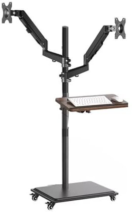 APOIUO Soporte De Suelo For Escritorio De Portátil, Soporte Universal For Proyector For Estar De Pie O Sentado, Altura Ajustable For Sala De Estar U Oficina