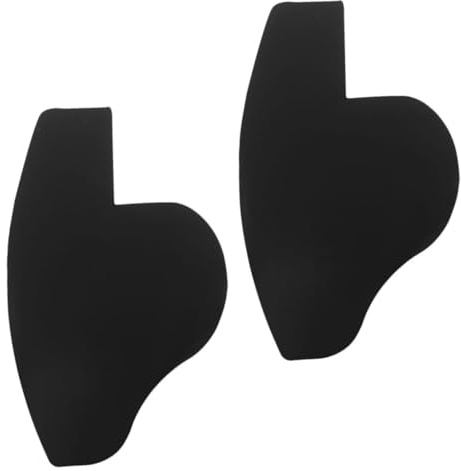 Ipetboom Lot de 2 Cartes de Modelage de Ligne Capillaire et Barbe en Pvc, Compactes et Noires, pour Application Précise de Spray de Fibres Capillaires Homme, Outil Professionnel de Coiffure à Domicile