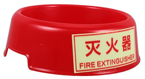 OUNONA Fire Extinguisher Base Stand Holder Support for Extinguisher Plastic Material for Home Kitchen Garage Storage