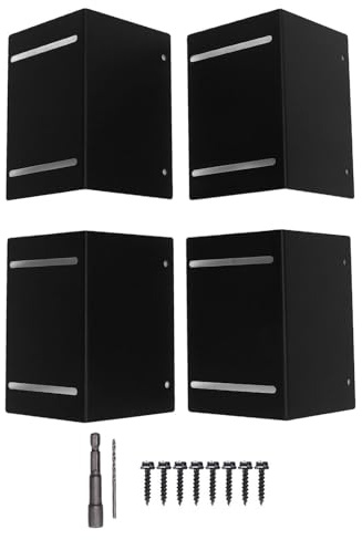 Vvikizy Protector de Poste Ajustable, Protector de Poste de Buzón de Hierro de Primera Calidad, Funda de Poste Universal Fácil de Instalar para Cercas de Barandilla de Cubierta, con