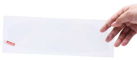 Klomveris Helmet Visor Anti-fog Film, Universal Helmet Face Shield Anti Fog Visor Insert Protective Film Lense Insert, Motorcycle Helmet Visor Sticker 8.8 X 24.5CM(COLOR:clear)