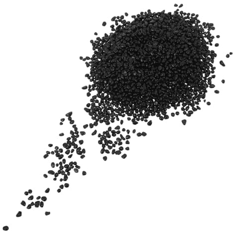 Gadpiparty Ghiaia Nera Liscia Decorativa per Acquari e Vasi di Piante, Ciottoli di Fiume 500g per Paesaggi Acquatici e Giardinaggio Interno, Substrato Sicuro per Habitat Pesci e Decorazioni