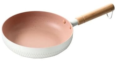 Compatibile con padelle antiaderenti manico in legno, resistente frittata, riscaldamento uniforme, pentola for il latte, cottura in cucina