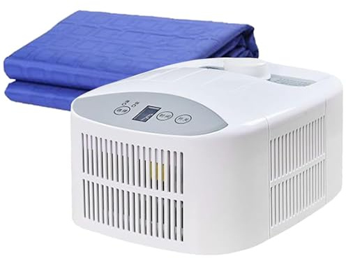Coprimaterasso Raffreddato Ad Acqua, Raffrescatore Per Letto Portatile Con Timer Da 1 A 9 Ore E Funzionamento Ultra Silenzioso, Raffreddamento Di 3-8 °c, Materasso Climatizzato Raffreddante, 70*160cm