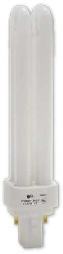 Goodlite G-20003 18-watt Compact Fluorescent Plug-In 2-Pin Light Bulb with G24D-2 Base, Cool White