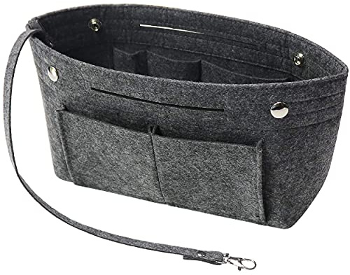 Soyizom Filz Handtasche Organizer Bag in Bag,Innentaschen für Handtaschen Organizer mit Schlüsselkette für Speedy Neverfull,8 Farben