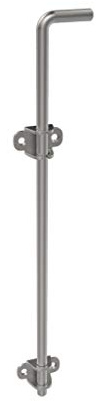 Catenaccio in acciaio inossidabile INOX 316L - mm. 300 - Serratura Chiavistello Chiusura Paletto - per serramenti e cancelli - resistente - alta qualità - DimAccessori