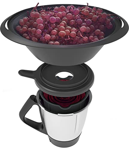 Wundermix - Simsafix® Extracteur de jus à vapeur pour Thermomix (TM6, TM5, TM31 & TM Friend) • Extracteur de jus pour Thermomix • Pratique et polyvalent