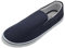 GladRags Mens Slip on Canvas Summer Shoes, Pumps, Trainers, Navy Blue, Size 9