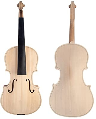 Violinstimmen 1/2 Geige Unvollendete Geige 1/2 Größe Geigenhaple Körper Mit Ebenholz Fingerplatten Geigen Teilen Sperren Geigenbeschläge