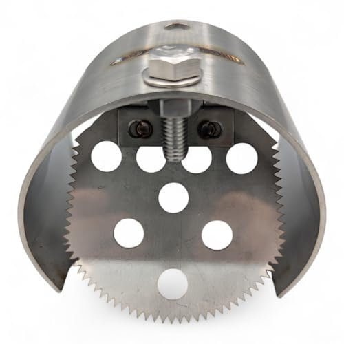 Rats & Mice Prevention for Drains, Stainless Steel Drain Rat Flap, Non-Return Valve, Rat Blocker for Sewers, fits drains (95-110mm, 4 inch)