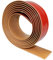 Floor Transition Strip Self Adhesive PVC Floor Cover Strips Transition Profile for Laminate Flooring Edge Trim Joining Strip (2m×7.5cm, Yellow Wood Grain)