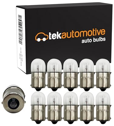 Tek Automotive 149 R5W 24V 5W BA15S Bulbs – Side, Tail, Brake, Number Plate & Interior Light Replacements for Trucks and Lorries – Box of 10
