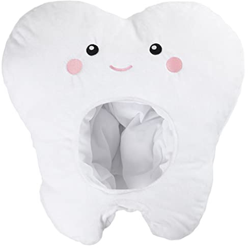 Theaque Entzückende Zahnform Hut Zahnförmige Kopfbedeckung Karneval Party Cosplay Zubehör, Weiß