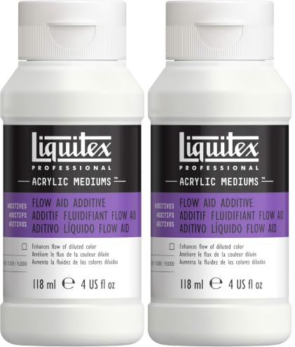 Liquitex Professional 5620 Farbflussverbesserer, erhöht die Fließfähigkeit von Acrylfarbe ohne Veränderung der Stabilität, 118 ml Flasche (Packung mit 2)