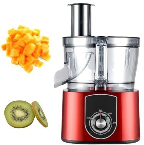 LFfwynog Pro Food Chopper, Slicer Dicer Cutter 8 en 1 Picador de Alimentos para Carne/Pescado/Verduras/Alimentos para bebés