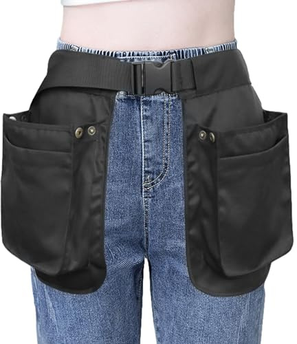 Walopola Ceintures porte-outils pour hommes | Ceinture de tablier multifonctionnelle pour outils de construction,Pochette à outils utilitaire réglable pour le jardinage, la construction, la plomberie,