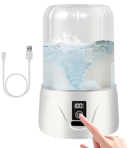Underwear Washer Machine Rechargeable, Adjustable Cleaning Modes | Portable Mini Travel Washing Machine for Home, Apartment, Dormitory, Hotel, Travel Accessories, Camping Supplies