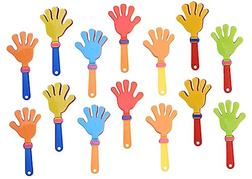 KICHOUSE 20pezzi Clapper Mano Per Feste Di Strumenti Rumoroso Accessori Per Concerti e Celebrazioni Leggero e Compatto Per Intrattenimento