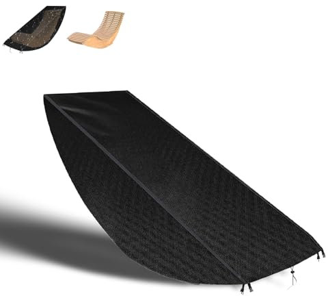 Funda para tumbona de sauna, columpio para exteriores, tumbona de jardín, de madera, para tumbona, 155 x 65 x 95 cm