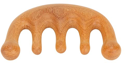 Wood Wide Tooth Hair Comb Head Scalp Massage Wood Scalp Comb for Neck Shoulders Hands Boxwood