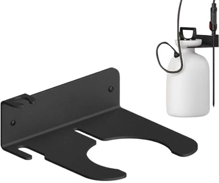 Supports De Flacon Pulvérisateur - De Pulvérisateur À Pompe En Acier Au Carbone De 20 Cm, Organisateur D'outils, Étagère De Garage, Support Mural Robuste, Accessoire De Rangement De Jardinage D