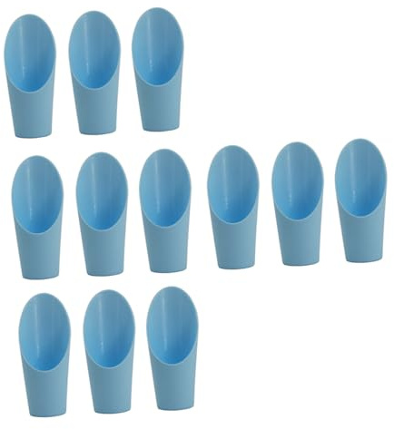 SUPVOX Lot de 12 Pelles à Rempoter en Plastique Couleur Aléatoire pour Jardinage, Mini Seaux à Terre Légers, Outils Pratiques pour Repiquage et Entretien de Plantes en Intérieur
